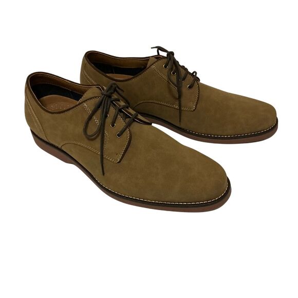 Docker\'s Mens Pryce Suede Oxford Shoes 13M Tan Brown Lace-up Casual Business main image 7